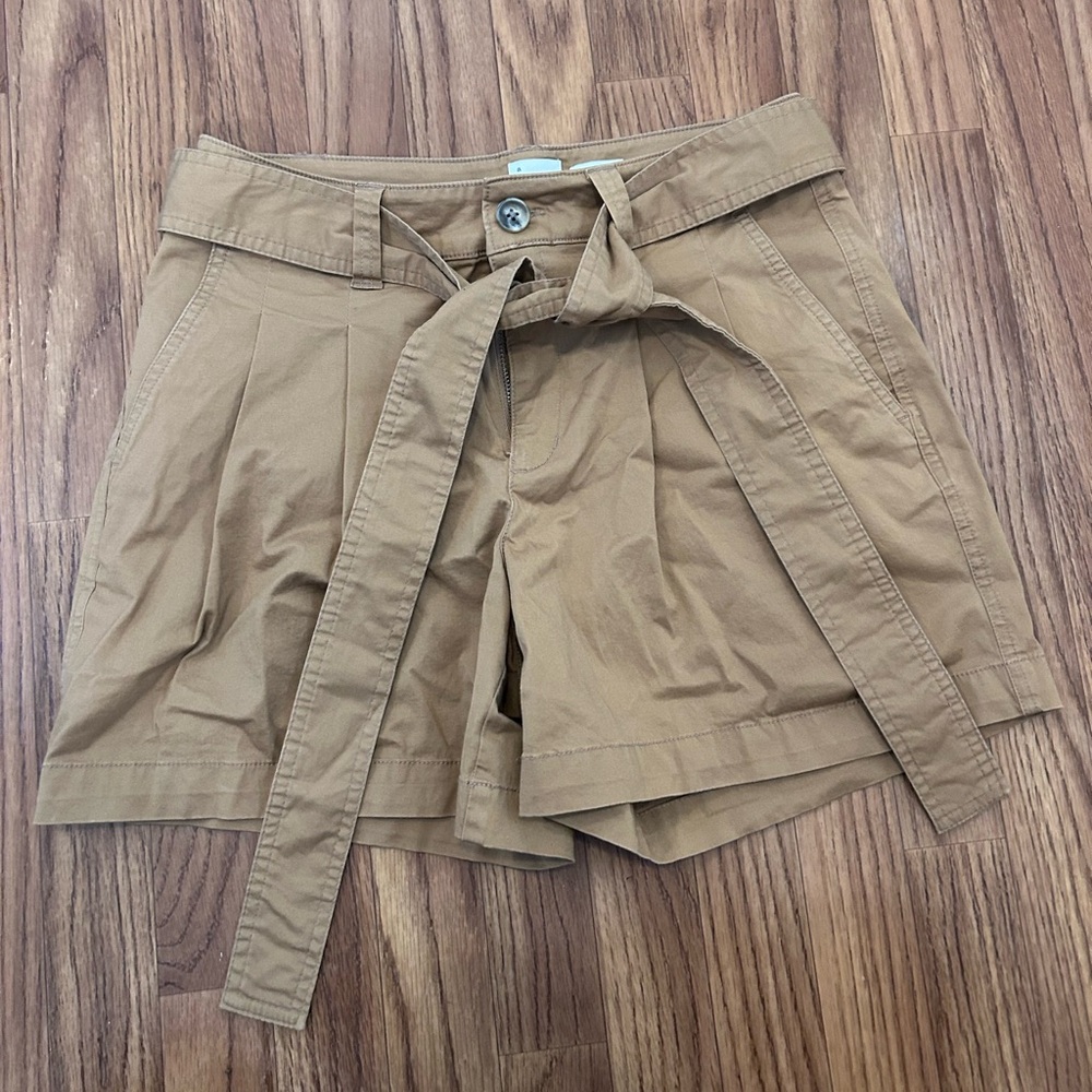 🔥a new day Women's Brown Belted Cargo Shorts